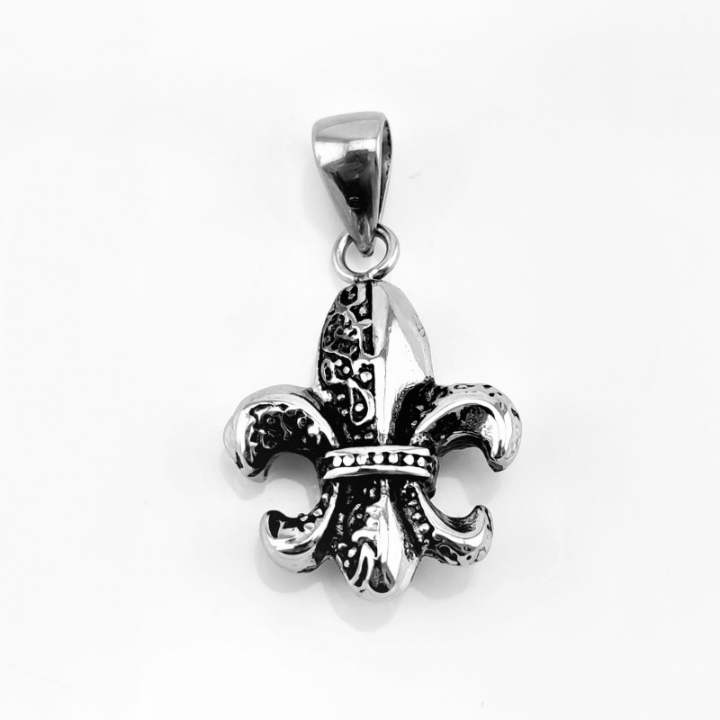 Heraldische Roestvrijstalen Fleur de Lis Hanger