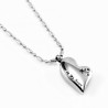 RVS Ketting + Hartvormige Ashanger Forever In My Heart - Mom