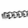 Armband Heren - Gepolijst RVS - Gourmet Schakelsarmband - Brede Armband