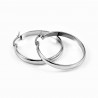 ∅30mm x 4mm Oorbellen Dames - Gepolijs RVS - Oorringen