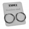 ∅21mm x 2,5mm Oorringen Unisex - RVS - Oorbellen Dames - Heren