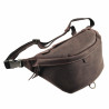 Grote Heuptasje Unisex - Bruin Rundleer - Buideltas - Informal Crossbodytas - Slingbag