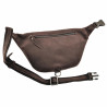 Grote Heuptasje Unisex - Bruin Rundleer - Buideltas - Informal Crossbodytas - Slingbag