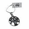 Levensboom Hanger Dames - Zilverkleurig RVS - Levensboomhanger -Tree of Life Hanger