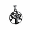 Levensboom Hanger Dames - Zilverkleurig RVS - Levensboomhanger -Tree of Life Hanger