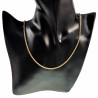 45cm of 50cm - 2mm Kord Ketting Unisex - Verguld RVS - Goudkleurige Kordketting Dames - Heren