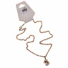 Ketting met Hanger Dames - Rose Gold Plated - Halsketting Set - Rope Oval Ketting met Babyhandje