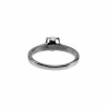 Ring Dames - Gepolijst RVS - Solitaire Ring - Verlolvingsring - Ring met Zirkoniasteen