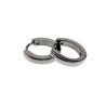 ∅13mm x 2mm Oorbellen Unisex - Gepolijst RVS - Oorringen Dames - Heren