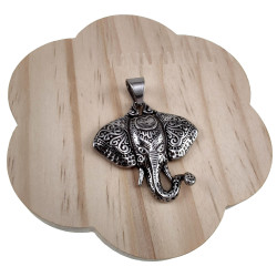 Olifant Hanger Unisex - RVS - Grote Olifantenkop Hanger Dames - Heren