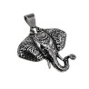 Olifant Hanger Unisex - RVS - Grote Olifantenkop Hanger Dames - Heren