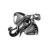 Olifant Hanger Unisex - RVS - Grote Olifantenkop Hanger Dames - Heren